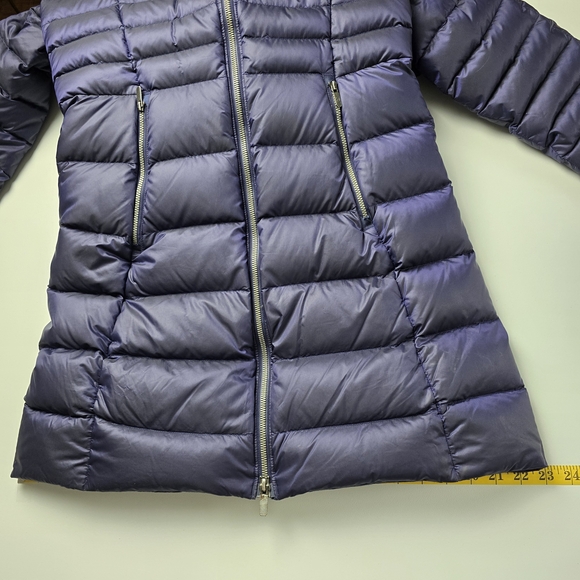 Lululemon Women's Brave The Cold Down Fill Hood Puffer Jacket Deep Indigo Size 6 - Picture 16 of 16